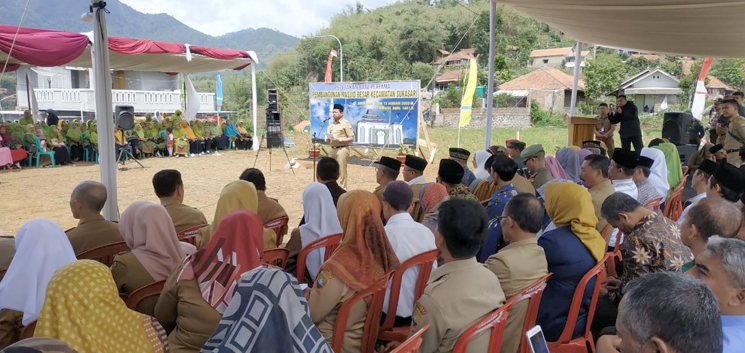 Bupati Sumedang Awali Pembangunan Masjid Dambaan Warga Sukasari Terlaksana