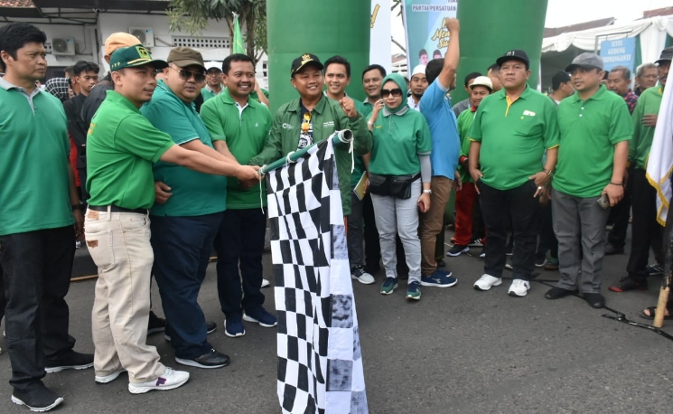 Gerak Jalan dan Tabligh Akbar Meriahkan Harlah PPP