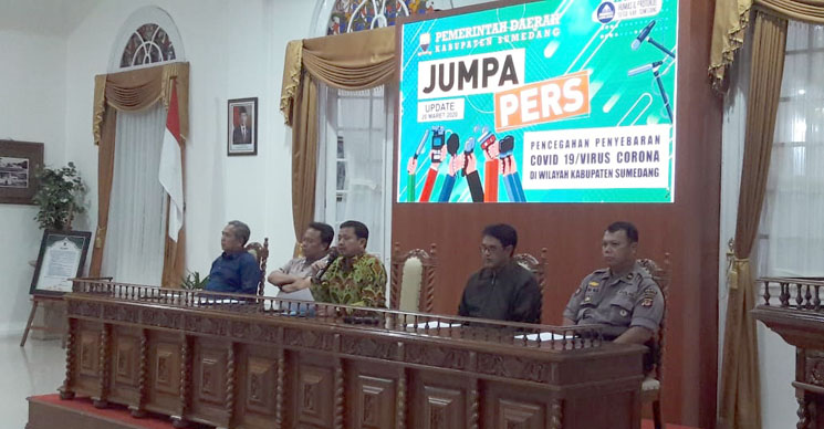 Bupati Pastikan Tidak Ada yang Positif Covid 19 di Kabupaten Sumedang