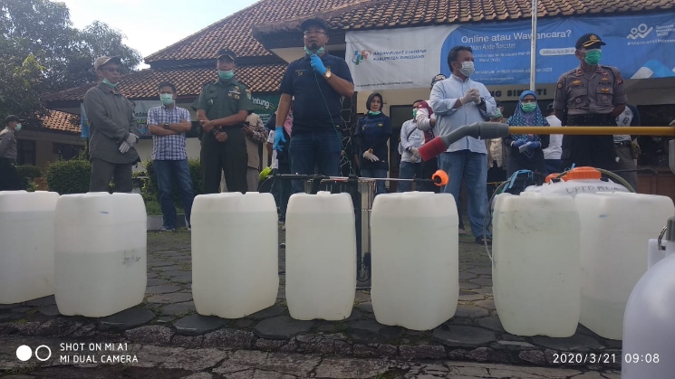 Cegah Penyebaran Covid 19 Fasos dan Fasum di Kabu