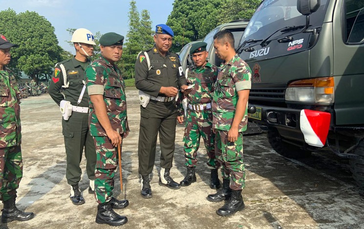 Dansubdenpom III 2 Sumedang Ajak Prajurit Yonif R 301 PKS Sebagai Pelopor Tertib Berlalulintas