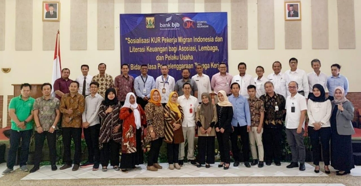 Didukung bank bjb Sosialisasi KUR Pekerja Migran