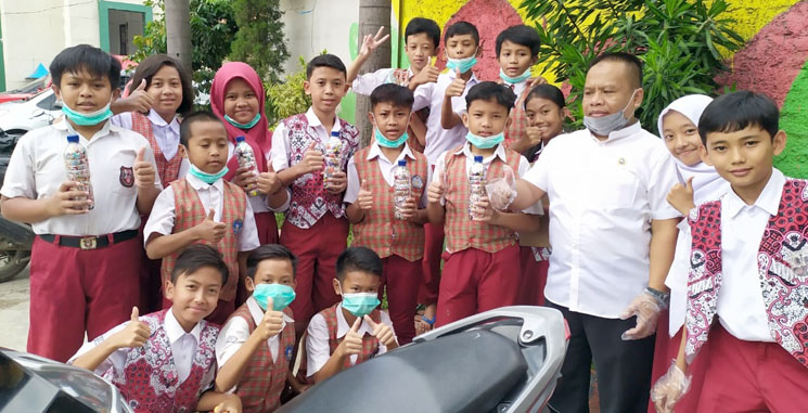 Ini Cara SDN 006 Buahbatu Kota Bandung Mendukung Kang Pisman 2