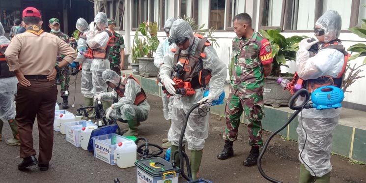 Kolonel Inf. Parwito Himbau dan Apresiasi Langkah Pencegahan Penyebaran Covid 19 di Jajaran Korem 062TN 1