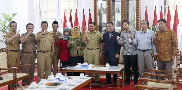 Pemkab Sumedang Terima Audensi Jajaran UT Bandung 2