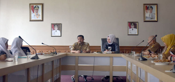 Terkait Gender Jajaran KPPI Lakukan Audensi dengan Pemkab Sumedang