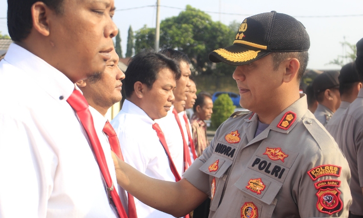 Wujud Apresiasi Kopolres Sumedang Berikan Penghar