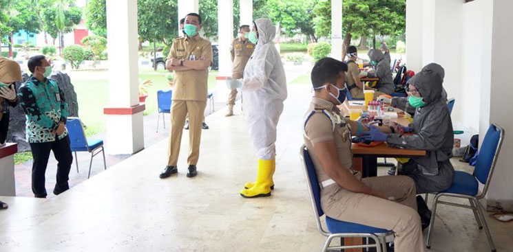 Hari Kempat Rapid Test 4 Praja IPDN Dinyatakan Positif Imunitas Lemah