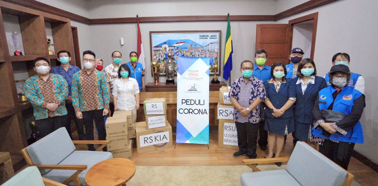 Menangani Corona Pemkot Menerima Bantuan APD 3