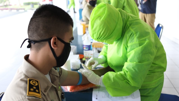Pandemi Corona 983 ASN dan Praja IPDN Telah Dirap