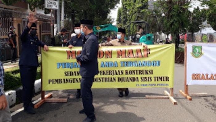 Agar Lebih Indah Pemkot Sukabumi Mulai Bangun Ped