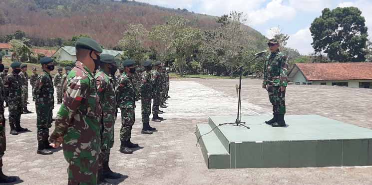 Naik Pangkat Satu Tingkat Danrem 062Tn Apelkan Secara Mendadak Personil Bintara dan Tamtama