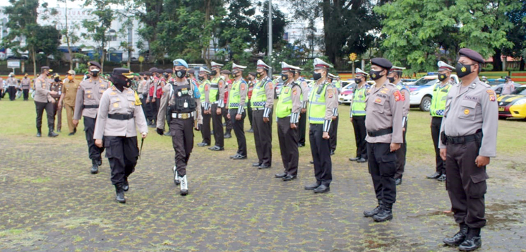 660 Personil Gabungan Diterjunkan untuk Amankan Perayaan Nataru di Kota Sukabumi