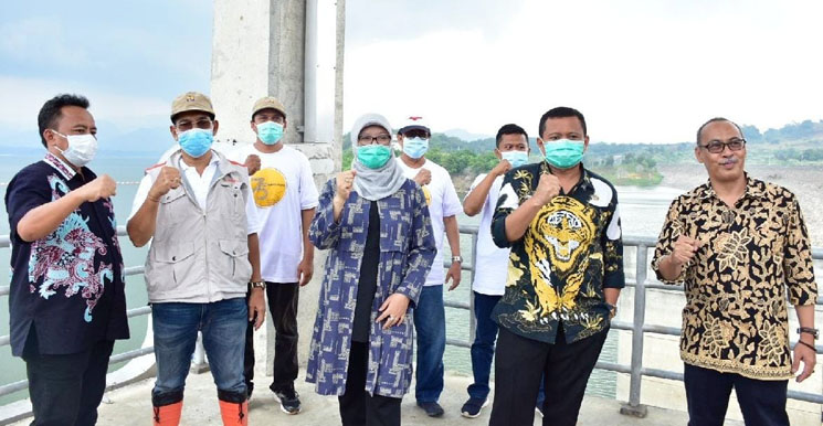 Anggota Komisi X DPR RI Tinjau Proyek Pembangunan Kawasan Wisata Jatigede