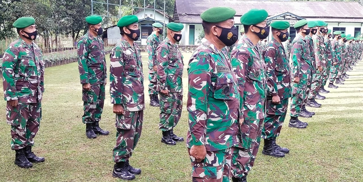 Dandim 0610 Sumedang Melepas 14 Anggota Kodim untuk Melaksanakan Pindah Satuan