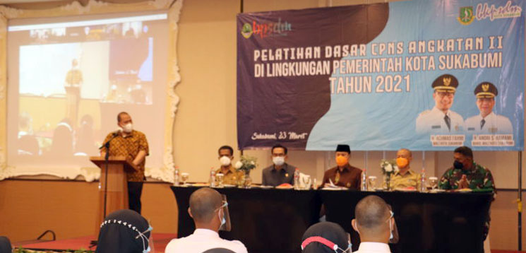 Dibuka Bupati 40 CPNS Kota Sukabumi Ikuti Pelatihan Dasar