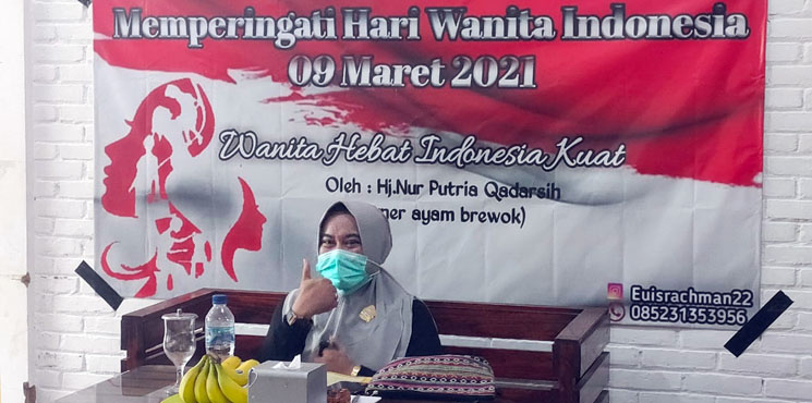 Peringati Hari Wanita Indonesia Owner Ayam Brewok Sumenep Gelar Seminar Keperempuanan