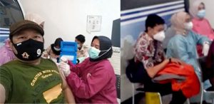Salah Satu Awak Media di Vaksinasi Ke dua Salah Satu Awak Media di Vaksinasi Ke dua