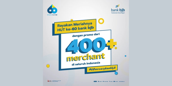 Rayakan HUT ke 60 bank bjb Gelar Promo di Ratusan Merchant 1
