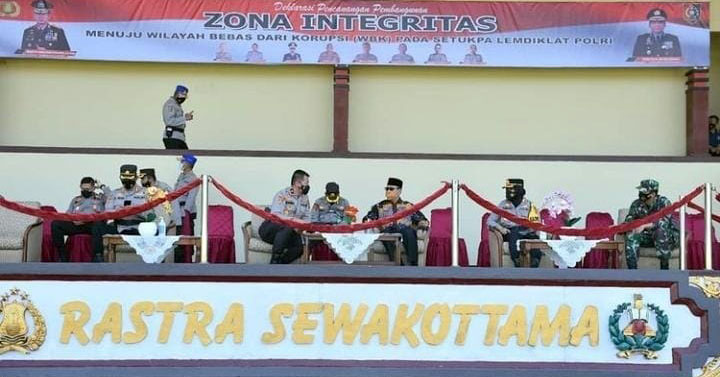 Walikota Sukabumi Apresiasi Deklarasi Zona Integritas Pada Setukpa Lemdiklat Polri