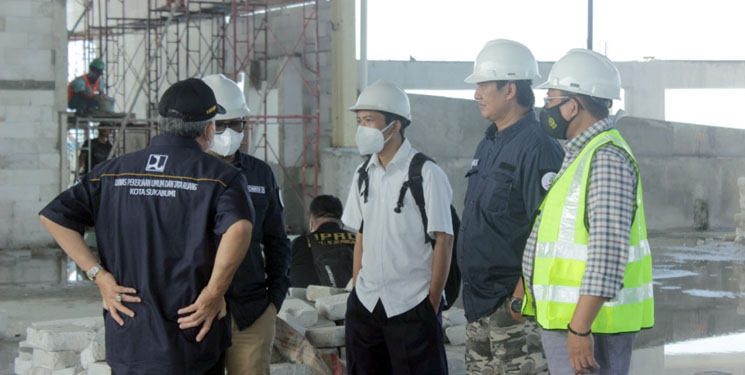 Komisi II DPRD Kota Sukabumi Sidak ke Pembangunan Pasar Pelita Ada Apa