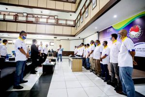 Pelantikan APPSI Kota Bandung periode 2021-2025 di Aula Asprov PSSI Jaba