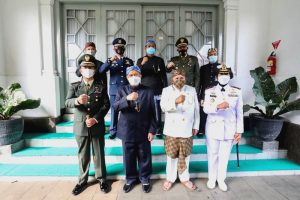 usai mengikuti upacara peringatan Hari Lahir Pancasila secara virtual bersama Forkopimda usai mengikuti upacara peringatan Hari Lahir Pancasila secara virtual bersama Forkopimda