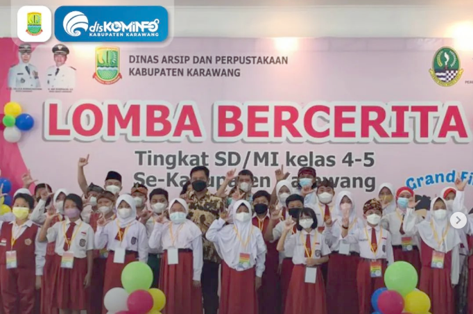 Disarsipperpus Gelar Lomba Bercerita Tingkat SD MI Kelas Se Kabupaten Karawang El Jabar