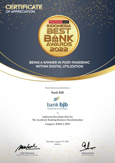 Kembangkan Layanan Digital, Bank Bjb Raih Penghargaan Indonesia Best ...