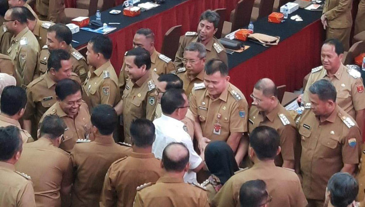 Pj. Bupati Maybrat, Bernhard E. Rondonuwu menghadiri rapat koordinasi (rakor) penjabat kepala daerah yang diselenggarakan Kemendagri, Jumat (9/6/2023).