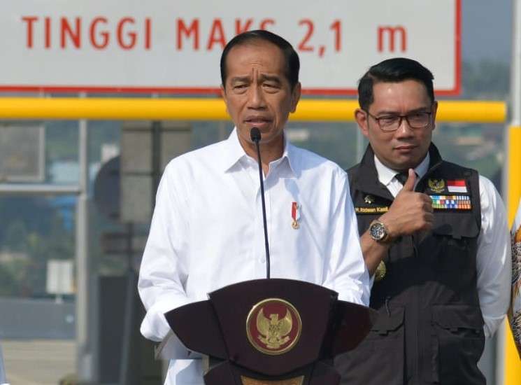 Ridwan Kamil Mendampingi Presiden Joko Widodo Resmikan Jalan Tol Bocimi ...