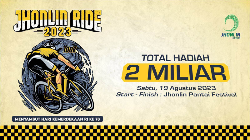 Wow! Jhonlin Ride 2023 Siapkan Hadiah Rp2 Miliar, Daftarnya Gratis