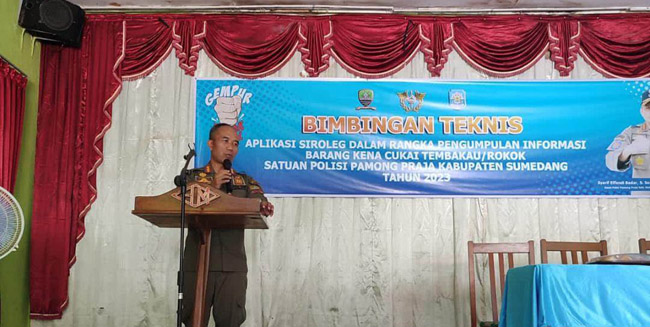 Sekretaris Satpol PP Kabupaten Sumedang, Deni Hanafiah