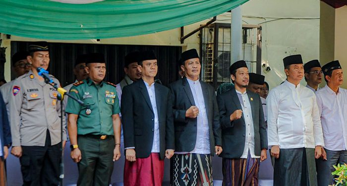 Anggota DPRD Kota Bandung, Eko Kurnianto W., S.T,. M. P.Mat., menghadiri peringatan Hari Santri Nasional Tingkat Kota Bandung Tahun 2024, di Kantor Kementerian Agama Kota Bandung, Selasa, 22 Oktober 2024. Jaja/Humpro DPRD Kota Bandung.