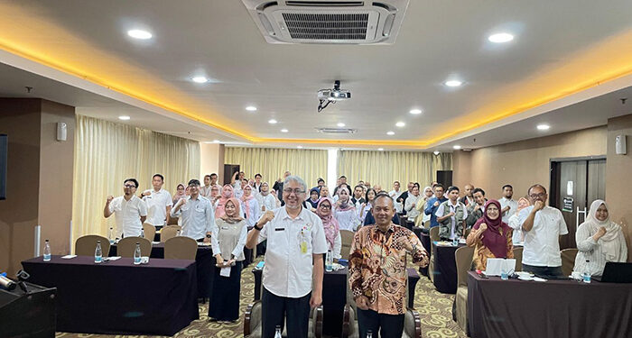 Ketua Komisi III DPRD Kota Bandung, Agus Hermawan S.A.P., hadir di acara Kick-off Meeting DIKPLHD di Hotel California, Bandung, Rabu, 5 Februari 2025. Ridhwan/Humpro DPRD Kota Bandung.