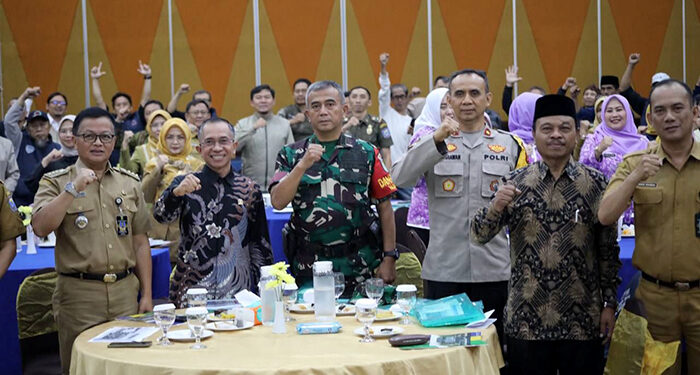 Ketua DPRD Kota Bandung H. Asep Mulyadi, S.H., menghadiri Musrenbang Kecamatan Babakan Ciparay, di Hotel Grand Pasundan, Bandung, Selasa, 4 Februari 2025. Robby/Humpro DPRD Kota Bandung.