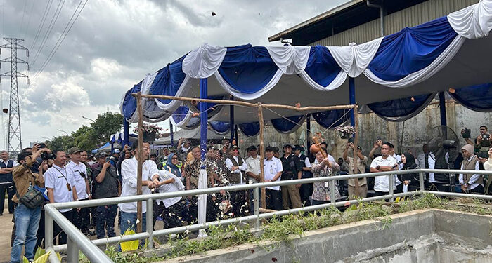 Anggota DPRD Kota Bandung menghadiri peresmian kolam retensi Pasar Gedebage pada Rabu, 5 Februari 2025. Wawan/Humpro DPRD Kota Bandung.