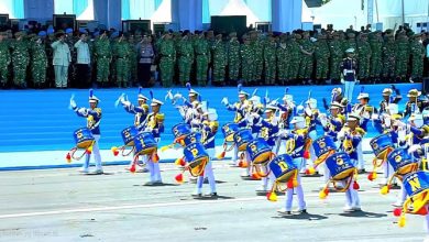 Praja IPDN pada acara Upacara Gelar Pasukan Operasional dan Kehormatan Militer di Pusdiklat Kopassus, Batu Jajar, Kabupaten Bandung Barat, Bandung (10/8/2025). (Foto: Istimewa)