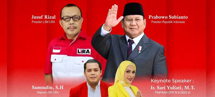 Foto: Cover Diskusi Nasional bertajuk "Mampukah Indonesia Melawan Korupsi". (Dok. LSM LIRA)