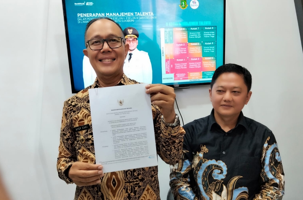 Ayep Zaki Buka Bimtek Pengarusutamaan Pendekatan Biropreneurship di Kantor BKPSDM Kota Sukabumi