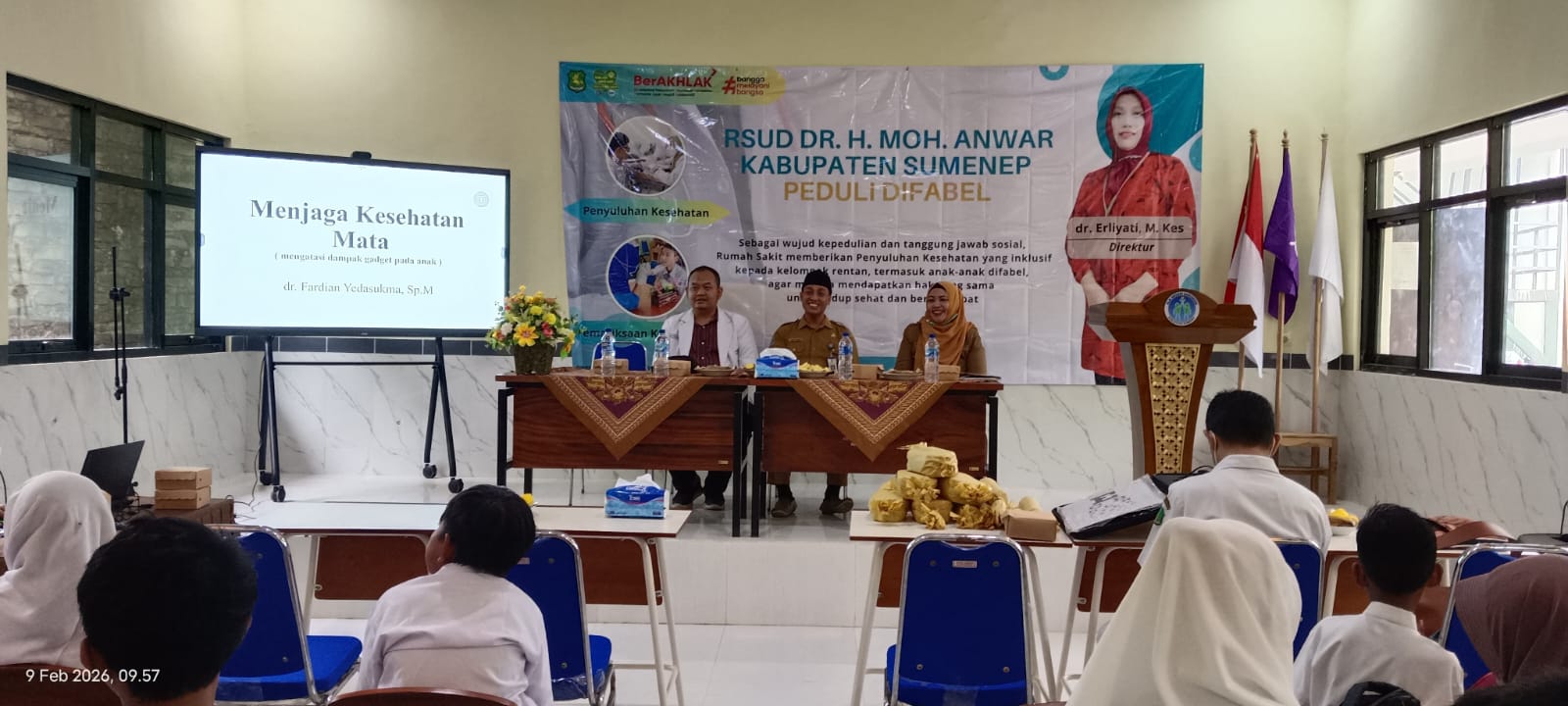 RSUD dr. H.Moh. Anwar Sumenep Gelar Penyuluhan Kesehatan Gratis di SLB Saronggi, Tegaskan Komitmen Peduli Difabel