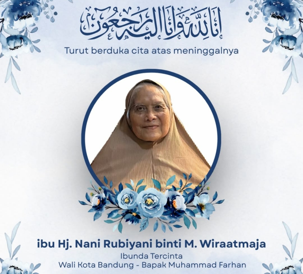 Kabar Duka: Ibunda Wali Kota Bandung Muhammad Farhan Meninggal Dunia