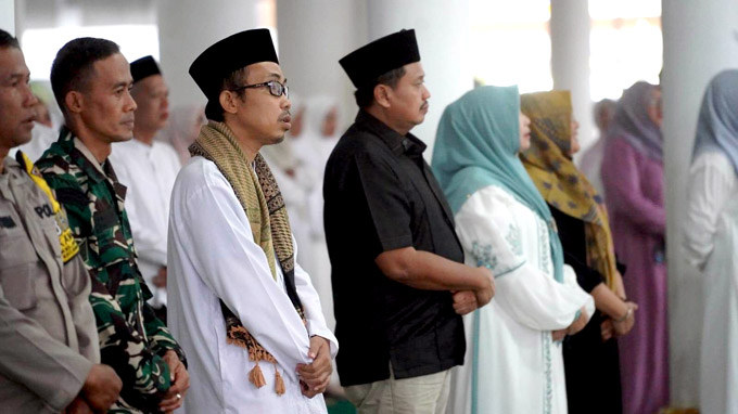 Halal Bihalal di Masjid Agung Sumedang, Bupati Ingatkan Peningkatan Keamanan
